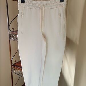 Old Navy  Cream Joggers with Zipper Details
